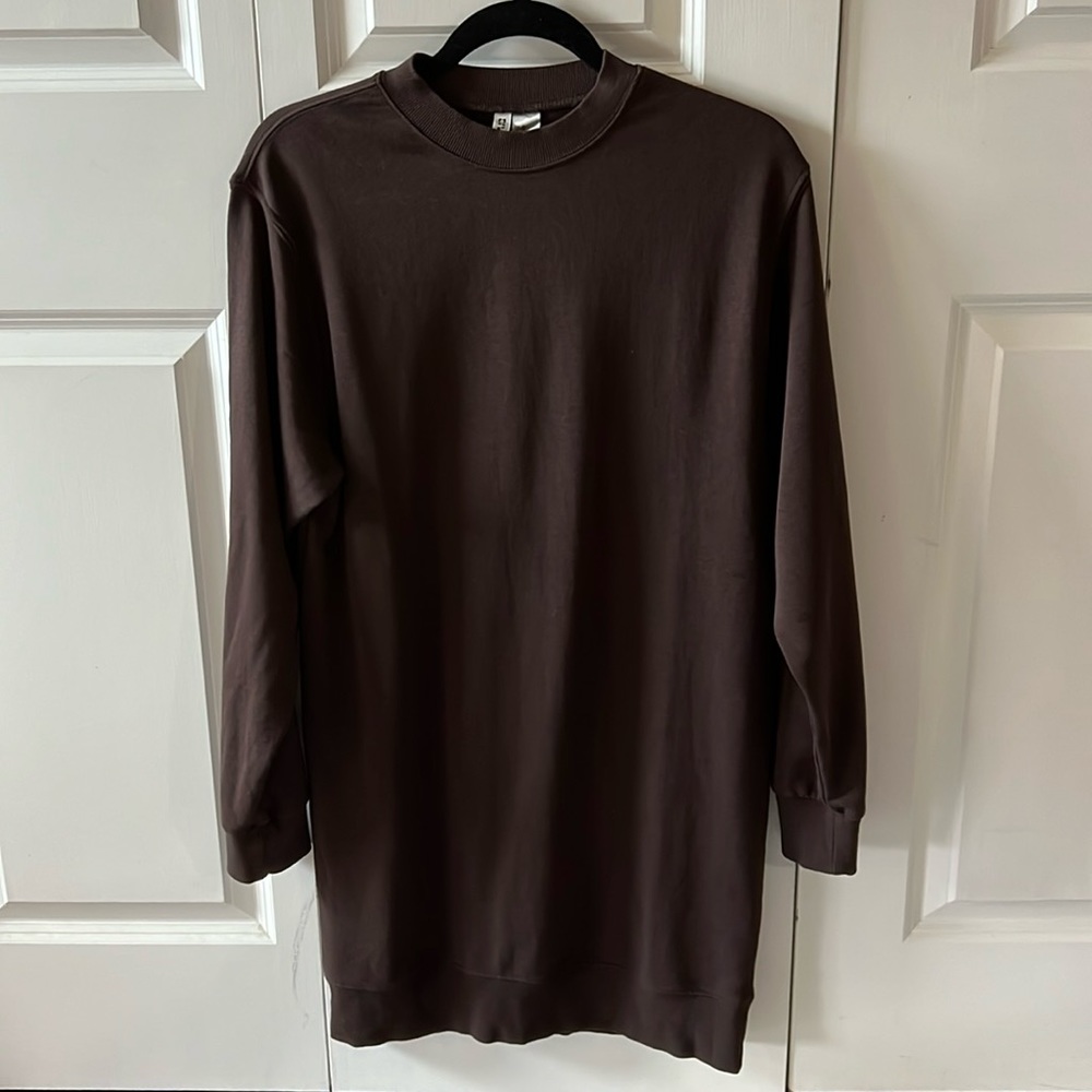 H&M Rich Mocha Brown Sweater Dress
